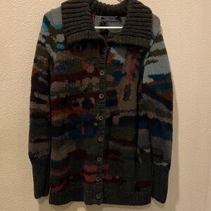 Peruvian connection alpaca cardigan size large
